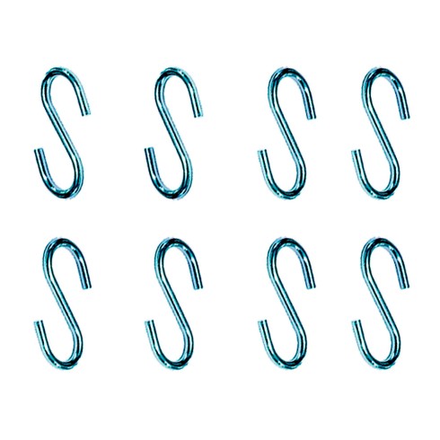 Gancho en forma de s cg23 2,2 x 25 mm, zincado, blister 8 uds