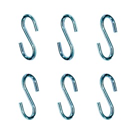 Gancho en forma de s cg23 2,7 x 30 mm, zincado, blister 6 uds