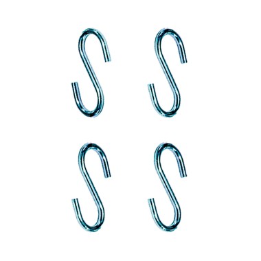 Gancho en forma de s cg23 4,5 x 50 mm, zincado, blister 4 uds