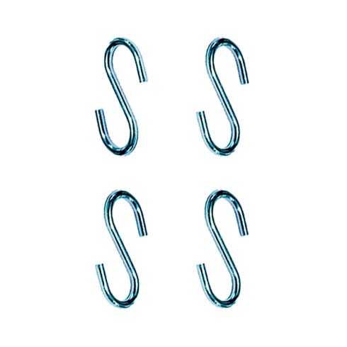 Gancho en forma de s cg23 4,5 x 50 mm, zincado, blister 4 uds