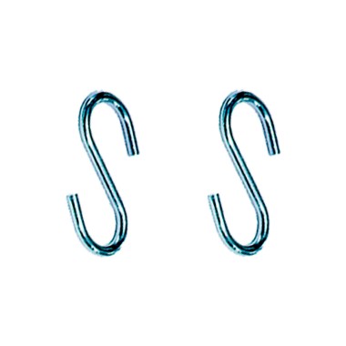 Gancho en forma de s cg23 6 x 70 mm, zincado, blister 2 uds