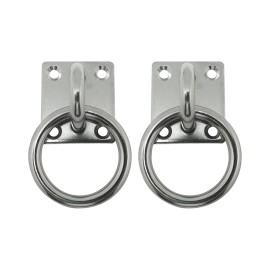 Placa amarre con anilla ap13, 6 mm, inoxidable, blister 2 uds