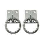 Placa amarre con anilla ap13, 6 mm, inoxidable, blister 2 uds