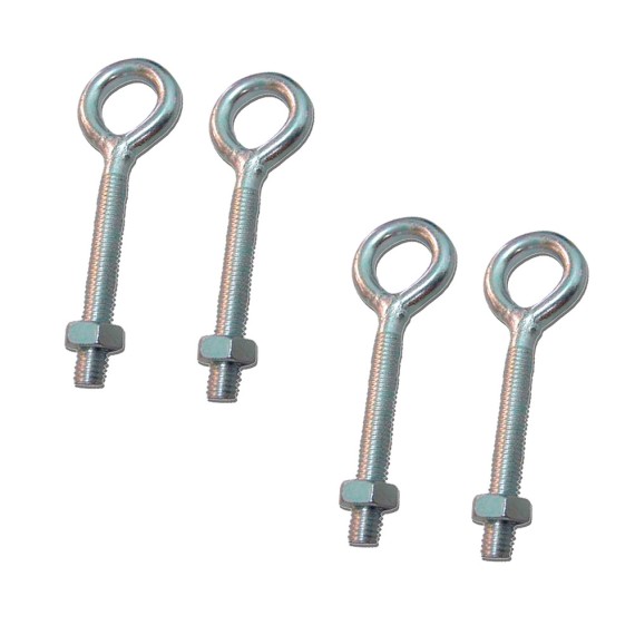 Hembrilla soldada con tuerca hm01, m5 x 40 mm, zincado, blister 4 uds