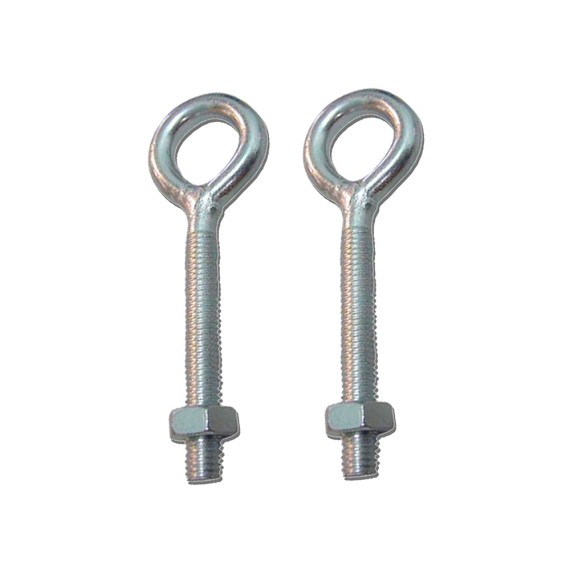 Hembrilla soldada con tuerca hm01, m6 x 50 mm, zincado, blister 2 uds