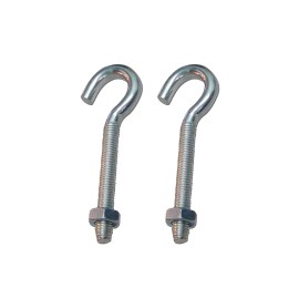 Hembrilla abierta con tuerca hm02, m8 x 60 mm, zincado, blister 2 uds