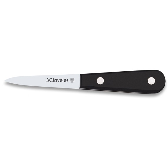Cuchillo abre ostras de acero inoxidable con mango pom, 7 cm