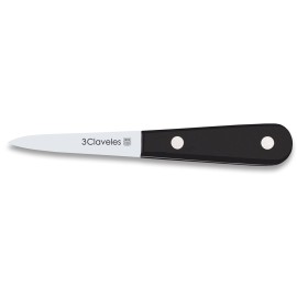 Cuchillo abre ostras de acero inoxidable con mango pom, 7 cm