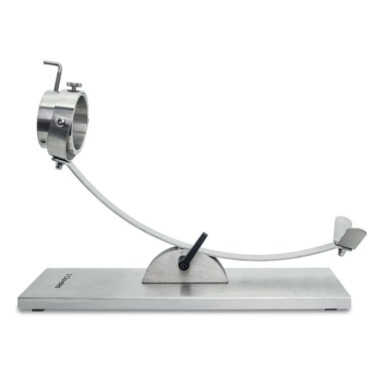 Jamonero basculante con cabezal giratorio de acero inoxidable