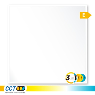 Panel led, 40 w, 3cct (3000-4000-6500 k), 4800 lm, 595 x 595 x 28 mm