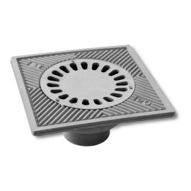 Sumidero de patio, polipropileno, plastik, 30 x 30 cm