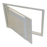 Marco + puerta de armario de análisis de agua en poliéster 25 x 35 cm