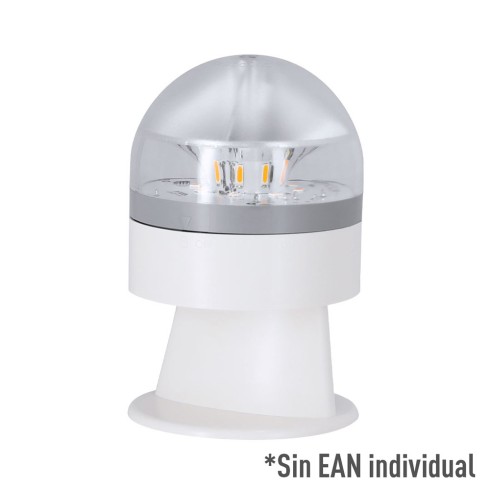 Baliza v16 de emergencia homologada conectada geolocalizable con dgt 3.0 pf erum vial blanca, sin ean individual