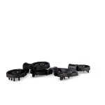 Pinzas para malla sombreo, negras, 600 uds