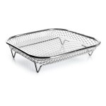 Cestillo cuadrado para freidora de aire 19,50 x 19,50 x 4,50 cm