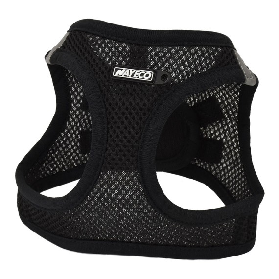 Arnés transpirable negro xxxs 26-30 cm