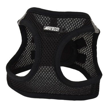 Arnés transpirable negro xxxs 26-30 cm