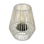 Farolillo solar blanco, ø22 x 25 cm