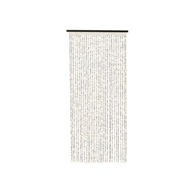 Cortina para puerta de bambú color marrón 90 x 200 cm