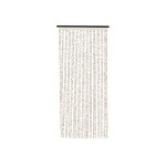 Cortina para puerta de bambú color marrón 90 x 200 cm