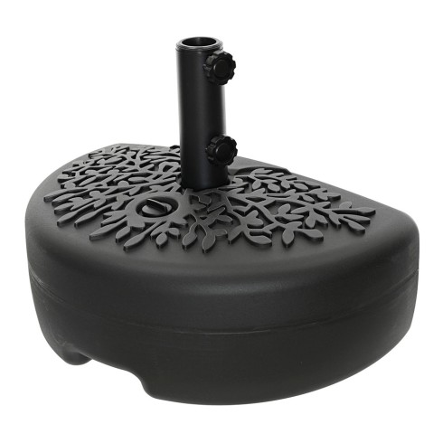 Base negra para sombrilla/parasol, 50 x 30 x 36,5 cm