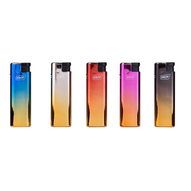 Encendedor electrónico anodized metal case colores surtidos euro/u