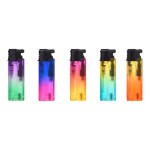 Encendedor electrónico antiviento gradient spray, colores surtidos euro/u