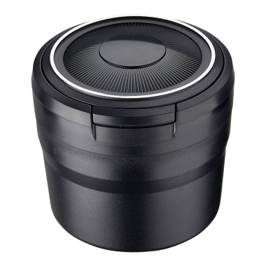 Cenicero redondo con led, colores surtidos, ø8 x 7 cm