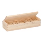 Juego dominó madera 19,5 x 6,5 x 4,3 cm