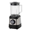 Batidora inox con vaso cristal, 1500 w, 1,8 l