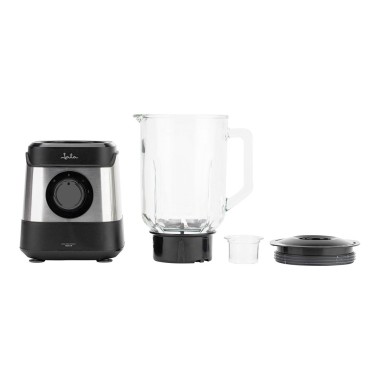 Batidora inox con vaso cristal, 1500 w, 1,8 l