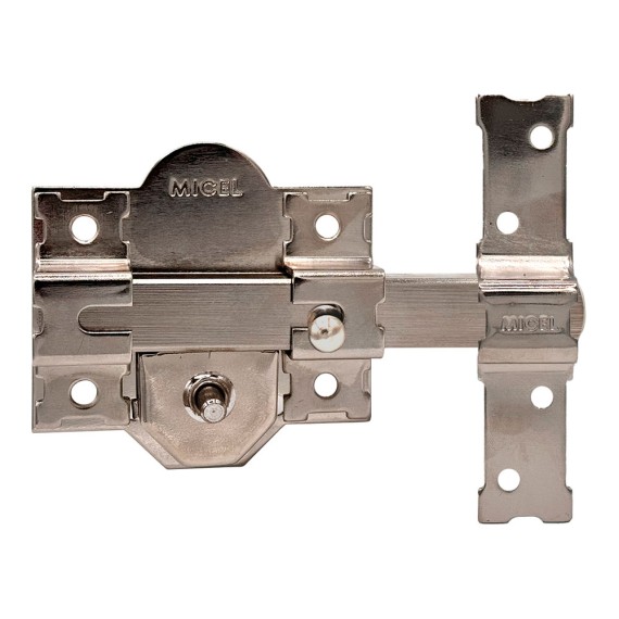 Cerrojo sobreponer crr08 86b/50 mm níquel