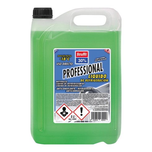 Anticongelante 30%, professional, 5 l, verde
