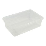 Caja transparente multiusos con tapa 29 l 58,5 x 39 x 17 cm