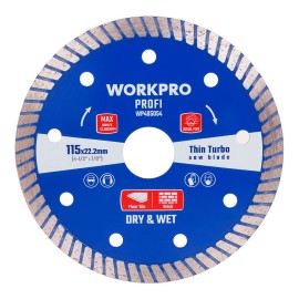 Disco diamantado continuo thin turbo profi ø115 x 10 x 22,2 mm