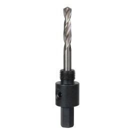 Mandril para sierras de corona bimetálica de 14 a 30 mm, vástago hexagonal de 9,5 mm 3/8 pulg