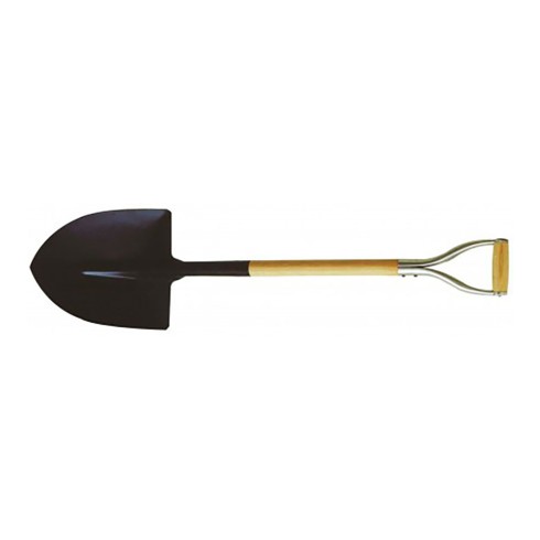 Pala punta, mango anilla metálica, 29 x 17 x 110 cm