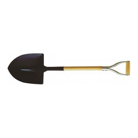 Pala punta, mango anilla metálica, 29 x 17 x 110 cm