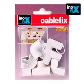 Enlaces surtidos para cablefix blanco (blister 10 unid.) inofix 2201