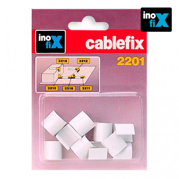 Enlaces recto para cablefix 2201 (blister 10 unid) inofix