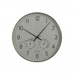 Reloj de pared andy dorado-aluminio ø 40x5 cm