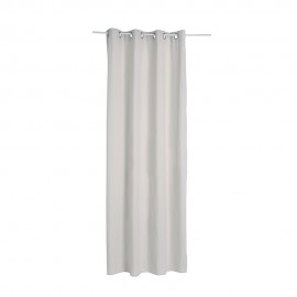 Ult. unidades cortina con ollaos color blanco roto 260x140cm