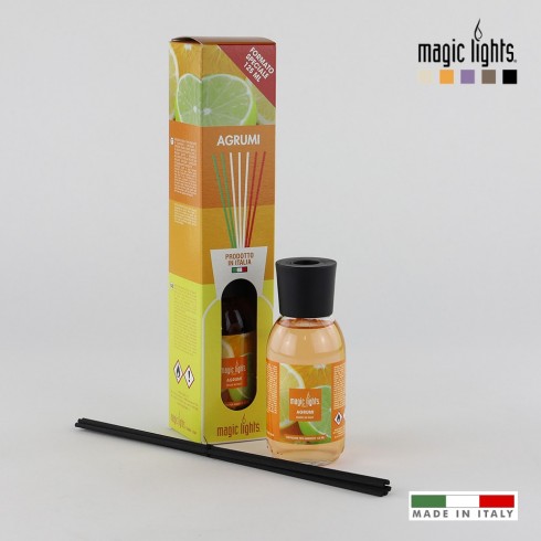 Difusor aroma mikado cítricos 125ml. magic lights