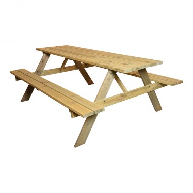 *ult.unidades* mesa de picnic de madera 200x128cm  madera fsc