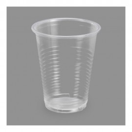 *ult.unidades*bolsa con 50 vasos transparentes biodegradables 200cc plastico