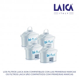 Kit 3 + 1 filtros laica biflux f4m2b28t150 f4s/it