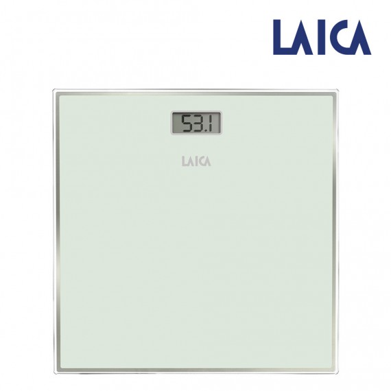 Bascula electronica para baño color blanca máx.150kg ps1068w laica