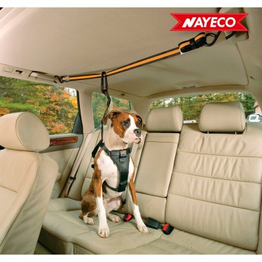 Cinturon de coche para mascotas auto zip line c/correa de amarre kurgo