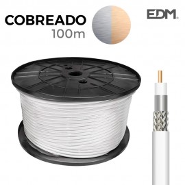 Cable coaxial apantallado cobreado edm euro/m