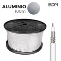 Cable coaxial apantallado aluminio edm  euro/mts